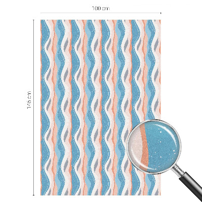 Película decorativa para janela privacidade Ritmo ondulatório