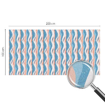 Película decorativa para janela privacidade Ritmo ondulatório