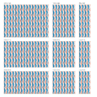 Película decorativa para janela privacidade Ritmo ondulatório