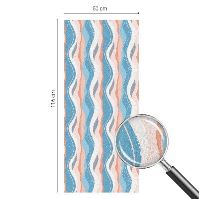 Película decorativa para janela privacidade Ritmo ondulatório