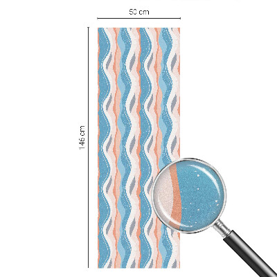 Película decorativa para janela privacidade Ritmo ondulatório