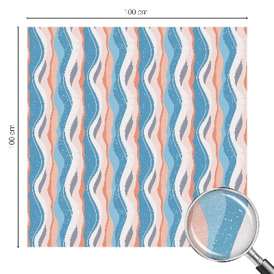 Película decorativa para janela privacidade Ritmo ondulatório