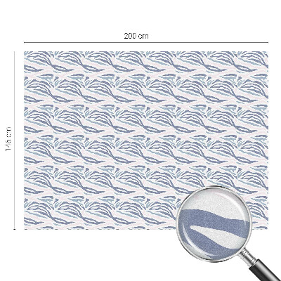 Vinil para vidro privacidade padrão vitral Estampa de zebra