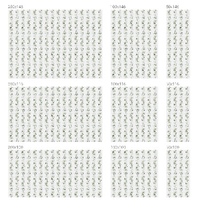 Película de vidro vitral autocolante Encanto vegetal