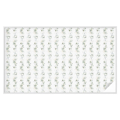 Película de vidro vitral autocolante Encanto vegetal