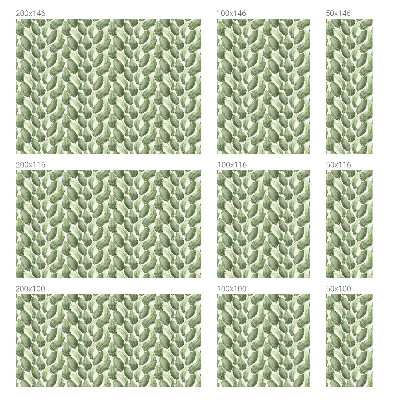 Vinil para vidro privacidade padrão vitral Folhas verdes