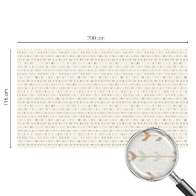 Película de privacidade para janela efeito vitral Padrão de seta