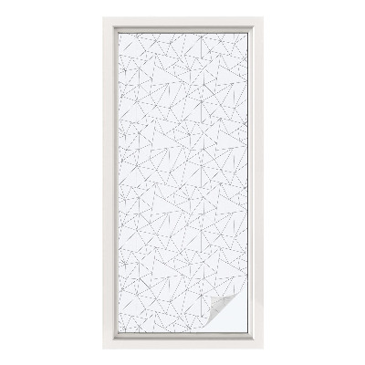 Película decorativa para janela privacidade Padrões geométricos