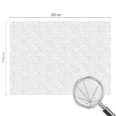 Película decorativa para janela privacidade Padrões geométricos