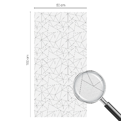 Película decorativa para janela privacidade Padrões geométricos