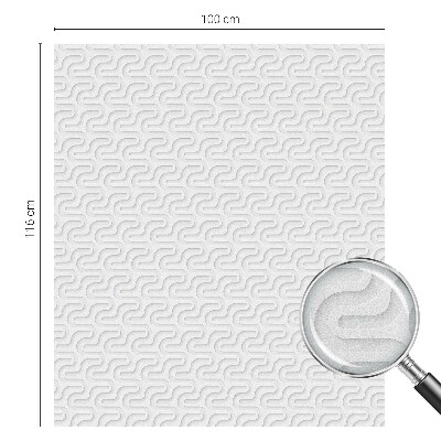 Vinil para vidro privacidade padrão vitral Design minimalista