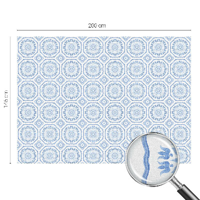 Película de vidro vitral autocolante Ornamentos florais