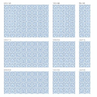 Película de vidro vitral autocolante Ornamentos florais