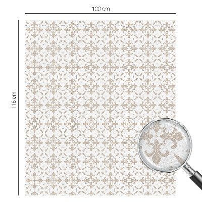 Película decorativa para janela privacidade Padrões elegantes