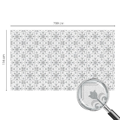 Película decorativa para janela privacidade Ornamentos simétricos