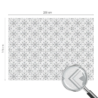 Película decorativa para janela privacidade Ornamentos simétricos