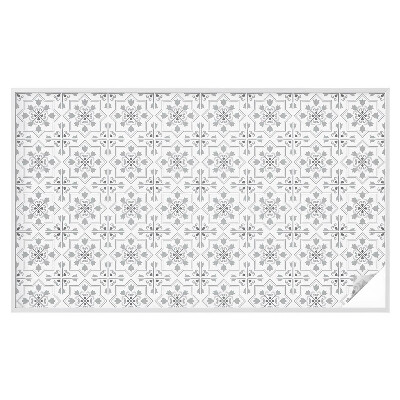 Película decorativa para janela privacidade Ornamentos simétricos