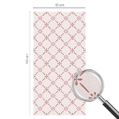 Película decorativa para janela privacidade Padrões florais