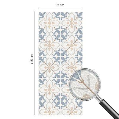 Película de vidro vitral autocolante Beleza floral