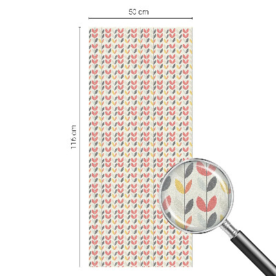 Película decorativa para janela privacidade Folhas retrô