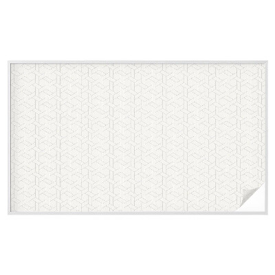 Película de privacidade para janela efeito vitral Trança geométrica