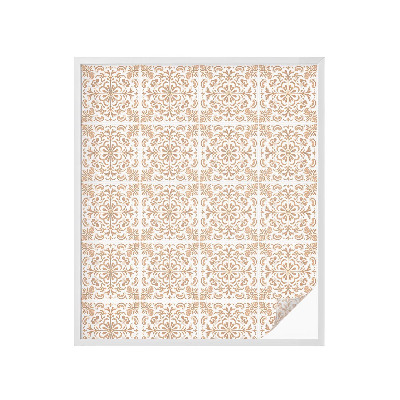 Película vidro janela privacidade Ornamento clássico