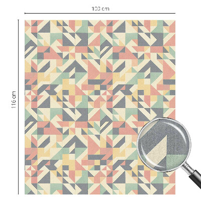 Película de vidro vitral autocolante A Energia da Geometria