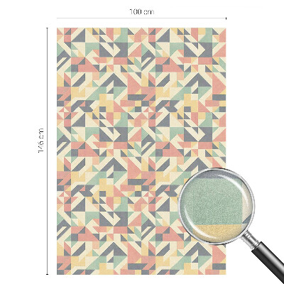 Película de vidro vitral autocolante A Energia da Geometria