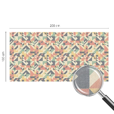 Película de vidro vitral autocolante A Energia da Geometria