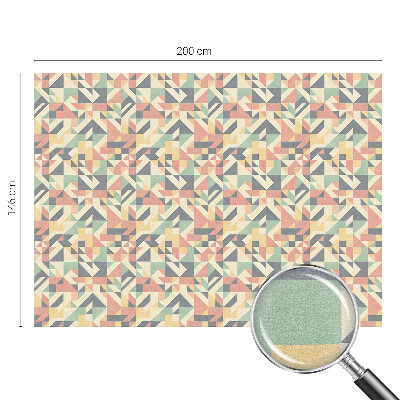 Película de vidro vitral autocolante A Energia da Geometria