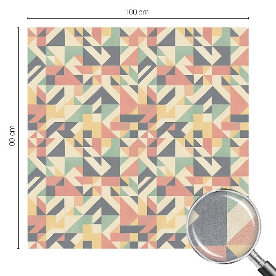 Película de vidro vitral autocolante A Energia da Geometria