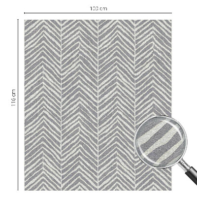 Vinil para vidro privacidade padrão vitral Padrão em ziguezague