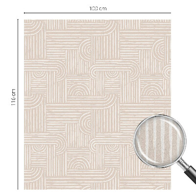 Película vidro janela privacidade Padrão geométrico