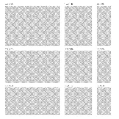 Vinil para vidro privacidade padrão vitral Motivo geométrico