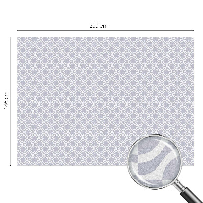 Película de privacidade para janela efeito vitral Simetria Púrpura