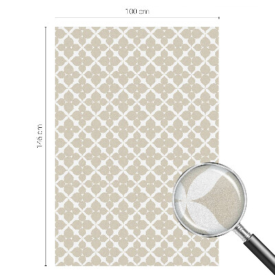 Película vidro janela privacidade Folhas geométricas