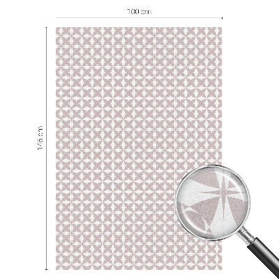 Vinil para vidro privacidade padrão vitral Geometria da harmonia