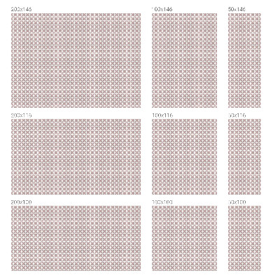 Vinil para vidro privacidade padrão vitral Geometria da harmonia