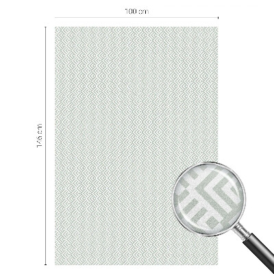 Película de privacidade para janela efeito vitral Motivo geométrico