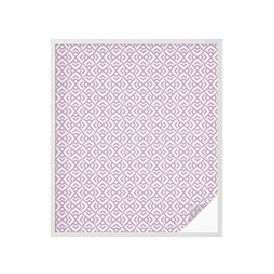 Película decorativa para janela privacidade Formas roxas