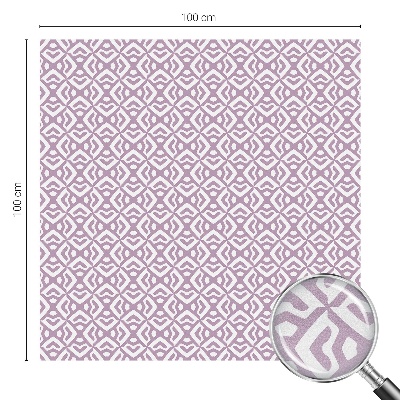 Película decorativa para janela privacidade Formas roxas