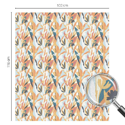 Película decorativa para janela privacidade Energia botânica