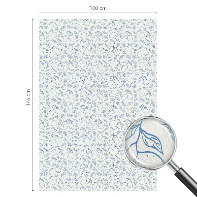 Película de privacidade para janela efeito vitral Padrão de limão