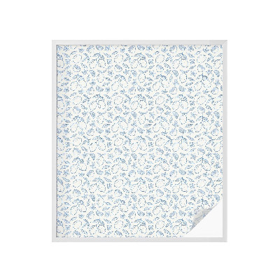 Película de privacidade para janela efeito vitral Padrão de limão