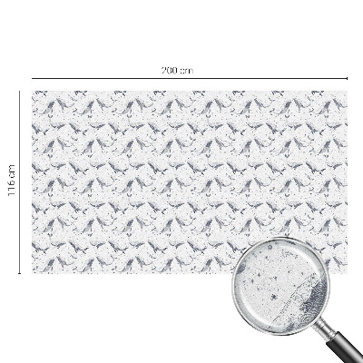 Película vidro janela privacidade criaturas marinhas