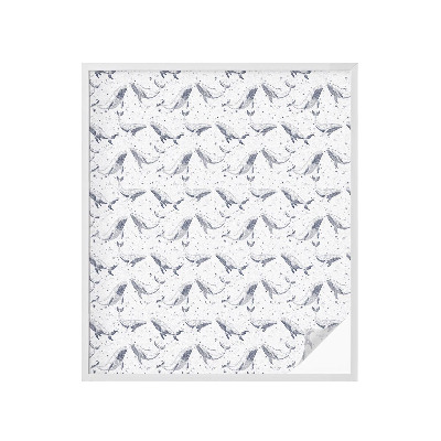 Película vidro janela privacidade criaturas marinhas