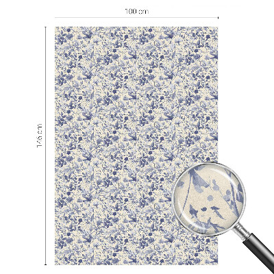 Película de privacidade para janela efeito vitral Simetria floral