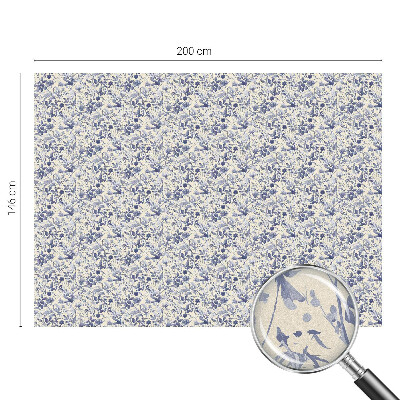 Película de privacidade para janela efeito vitral Simetria floral