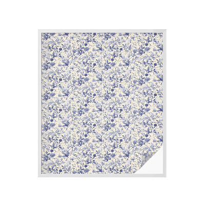 Película de privacidade para janela efeito vitral Simetria floral