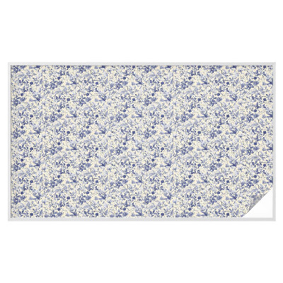 Película de privacidade para janela efeito vitral Simetria floral